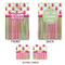 Pink Monsters & Stripes Large Gift Bag - Approval