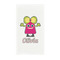 Pink Monsters & Stripes Guest Paper Towels - Full Color - Standard (Personalized)