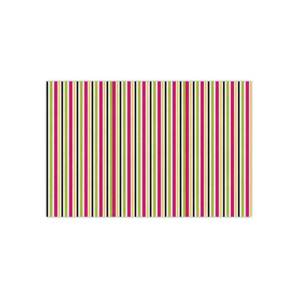 Custom Pink Monsters & Stripes Small Tissue Papers Sheets - Heavyweight