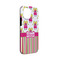 Pink Monsters & Stripes iPhone 13 Mini Tough Case - Angle