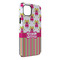 Pink Monsters & Stripes iPhone 14 Plus Tough Case - Angle