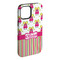 Pink Monsters & Stripes iPhone 15 Plus Tough Case - Angle