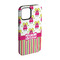 Pink Monsters & Stripes iPhone 15 Pro Tough Case - Angle