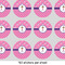 Pink Pirate 1" Multipurpose Round Labels - Sheet