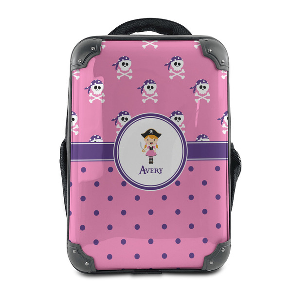 Custom Pink Pirate 15" Hard Shell Backpack (Personalized)