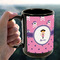 Pink Pirate 15oz. Black Mug - LIFESTYLE