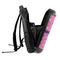 Pink Pirate 18" Hard Shell Backpacks - SIDE OPEN