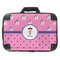 Pink Pirate 18" Laptop Briefcase - FRONT