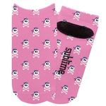 Pink Pirate Adult Ankle Socks