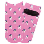 Pink Pirate Adult Ankle Socks