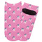 Pink Pirate Adult Ankle Socks - Single Pair - Front and Back