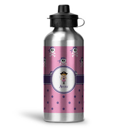 Pink Pirate Water Bottle - Aluminum - 20 oz (Personalized)