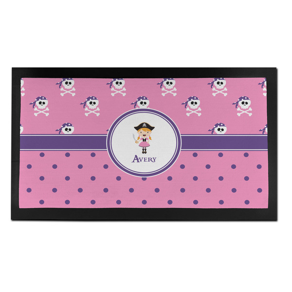 Custom Pink Pirate Bar Mat - Small (Personalized)