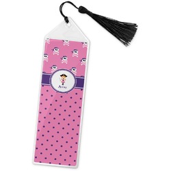 Pink Pirate Book Mark w/Tassel (Personalized)