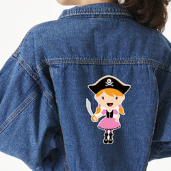 Pink Pirate Large Custom Shape Patch - 2XL