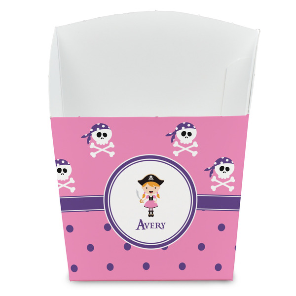 Custom Pink Pirate French Fry Favor Boxes (Personalized)