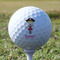 Pink Pirate Golf Ball - Non-Branded - Tee