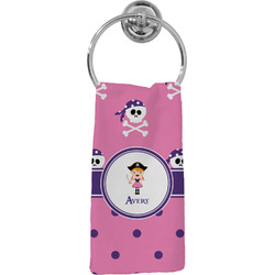 Pink Pirate Hand Towel - Full Print (Personalized)