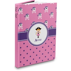 Pink Pirate Hardbound Journal - 5.75" x 8" (Personalized)