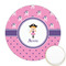 Pink Pirate Icing Circle - Medium - Front