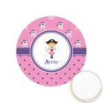 Pink Pirate Printed Cookie Topper - 1.25" (Personalized)