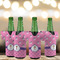 Pink Pirate Jersey Bottle Cooler - Set of 4 - LIFESTYLE