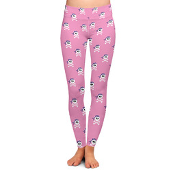 Pink Pirate Ladies Leggings - Large