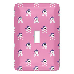 Pink Pirate Light Switch Cover
