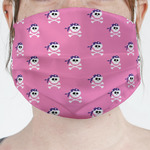 Pink Pirate Face Mask Cover