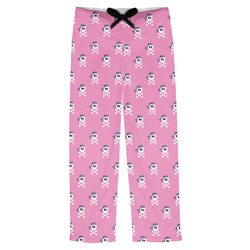 Pink Pirate Mens Pajama Pants - M
