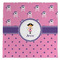 Pink Pirate Microfiber Dish Rag - FRONT