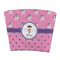 Pink Pirate Party Cup Sleeves - without bottom - FRONT (flat)