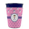 Pink Pirate Party Cup Sleeves - without bottom - FRONT (on cup)