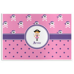 Pink Pirate Disposable Paper Placemats (Personalized)