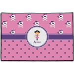 Pink Pirate Door Mat - 36"x24" (Personalized)