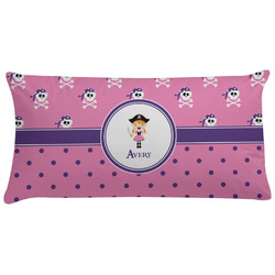 Pink Pirate Pillow Case - King (Personalized)