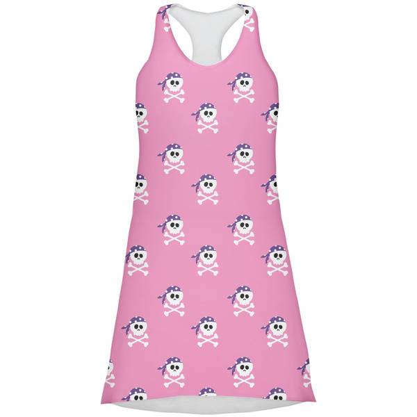 Custom Pink Pirate Racerback Dress - Small
