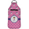 Pink Pirate Sanitizer Holder Keychain - Large (Front)