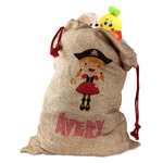 Pink Pirate Santa Sack (Personalized)