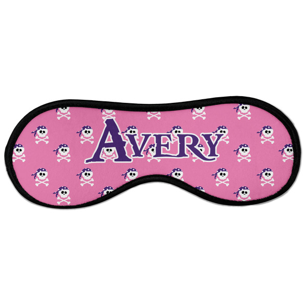 Custom Pink Pirate Sleeping Eye Masks - Large (Personalized)