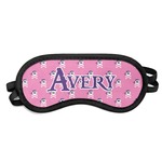 Pink Pirate Sleeping Eye Mask - Small (Personalized)