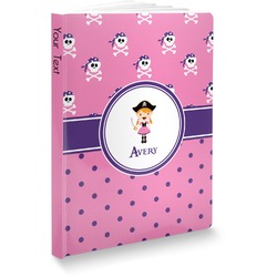 Pink Pirate Softbound Notebook (Personalized)