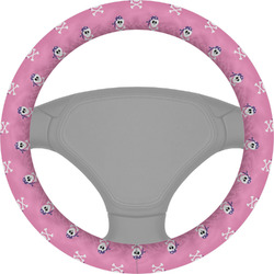 Pink Pirate Steering Wheel Cover