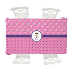 Pink Pirate Tablecloth - 58"x102" (Personalized)