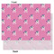 Pink Pirate Tissue Paper - Heavyweight - Large - Front & Back