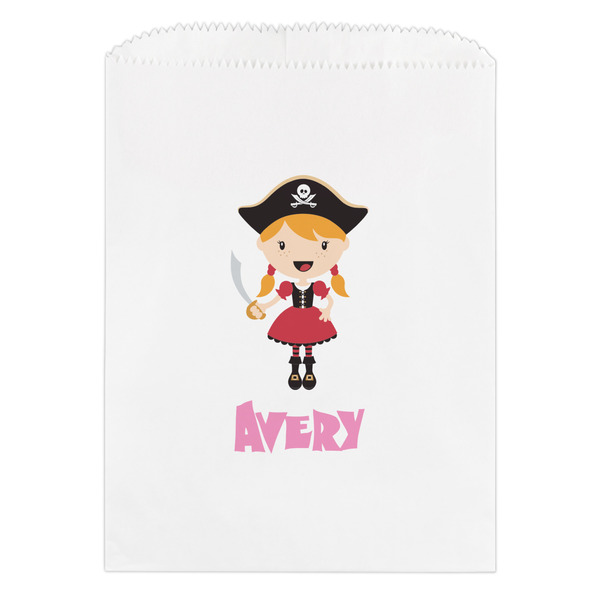 Custom Pink Pirate Treat Bag (Personalized)