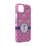 Pink Pirate iPhone Case - Plastic - iPhone 14 Pro (Personalized)