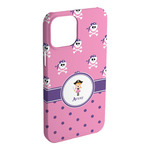 Pink Pirate iPhone Case - Plastic - iPhone 15 Plus (Personalized)