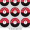 Pirate & Dots 2" Multipurpose Round Labels - Sheet