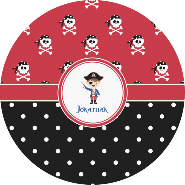 Custom Pirate & Dots Multipurpose Round Labels - 2" (Personalized)